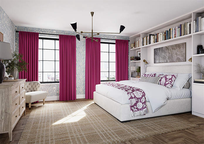 Ascot, Bright Pink - Made to Measure Curtains - Image 7